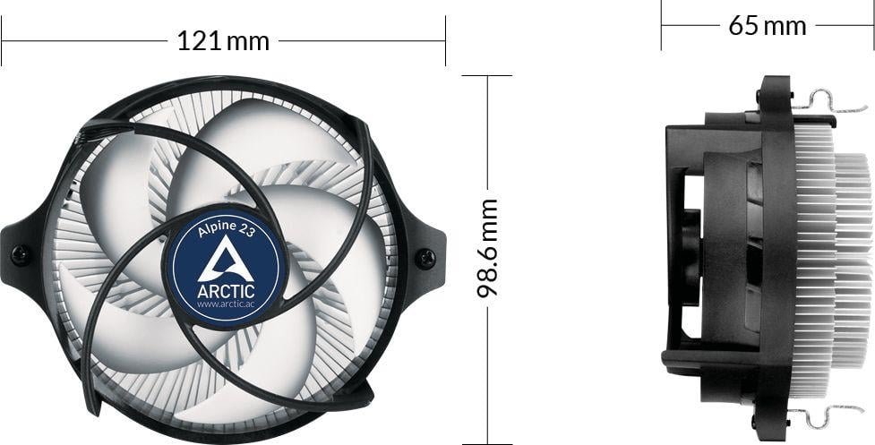Arctic Alpine 23 CPU Cooler (ACALP00035A) - Thumbnail 7