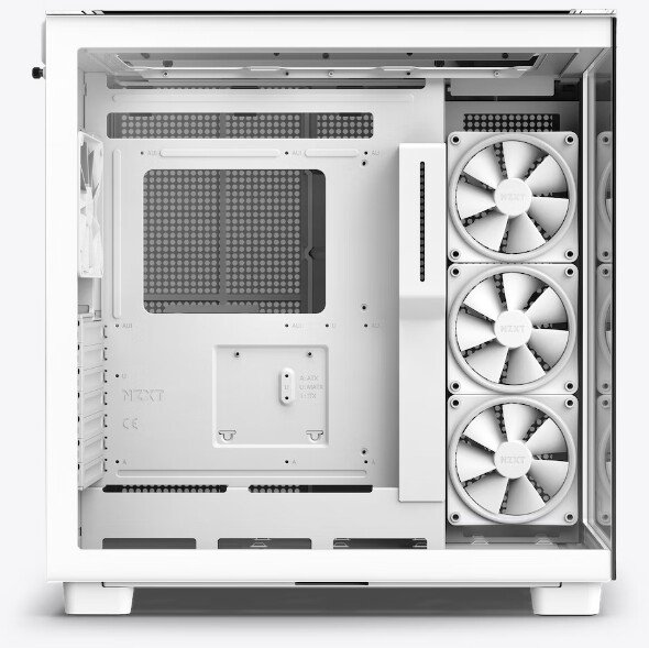 NZXT H9 Elite Edition Case, White - Thumbnail 4