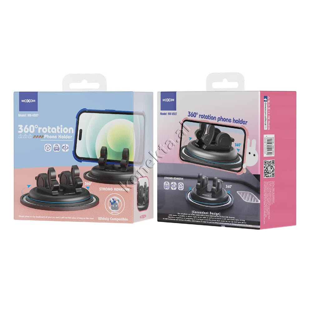Moxom Phone Holder, Silicone, Adhesive - Thumbnail 5