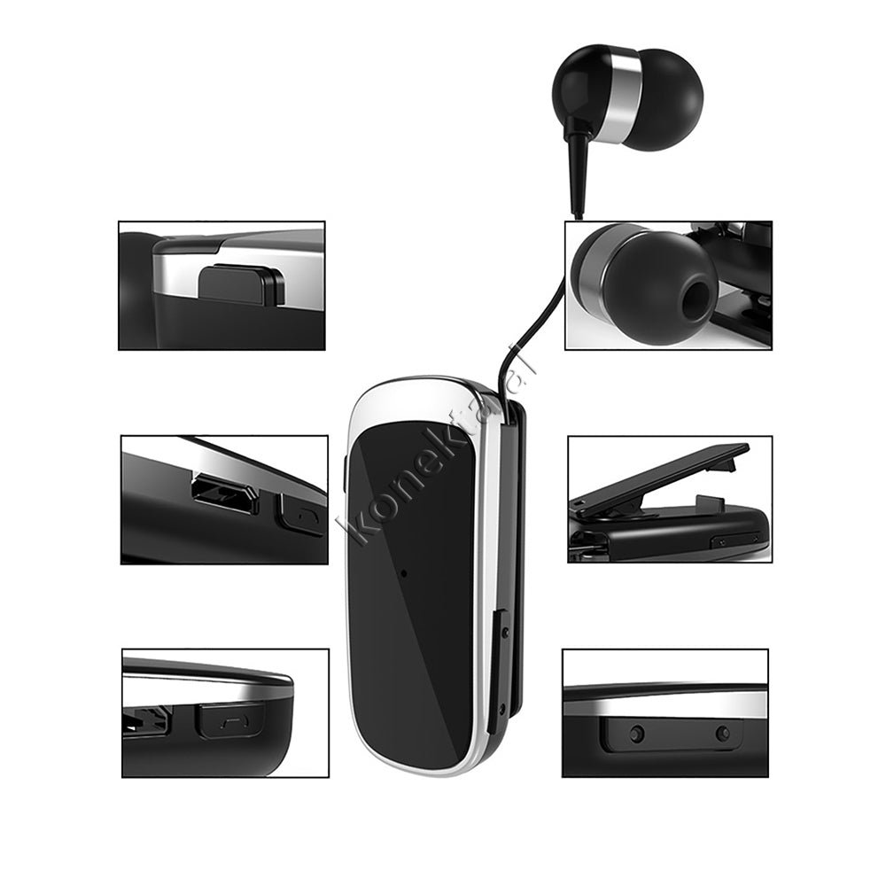 XO Bluetooth 5.0 Earbuds with Ear Hook - Thumbnail 5