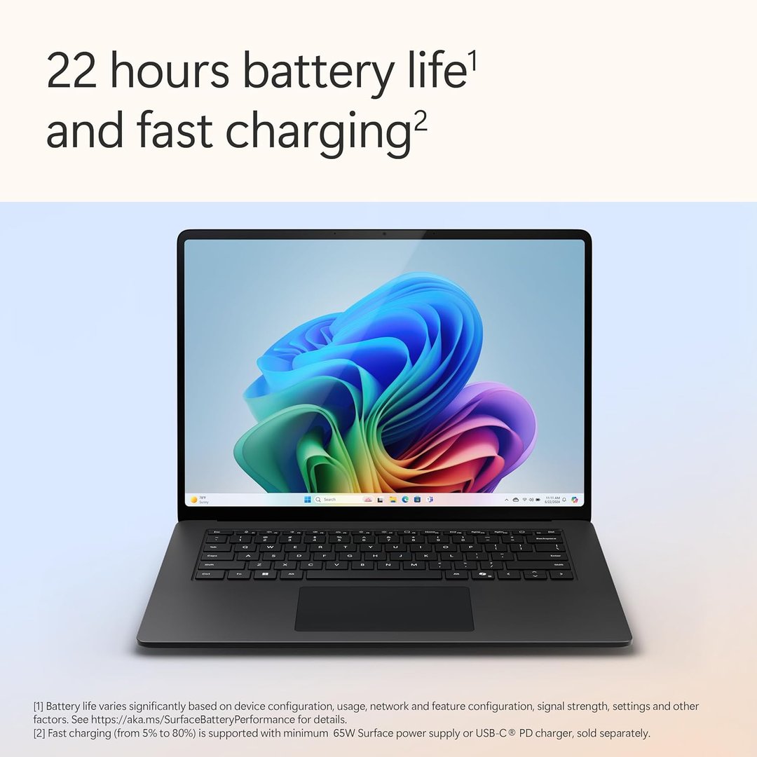 Microsoft Surface Laptop 7 Laptop, 15 Inch, 16GB RAM, 512GB SSD - Thumbnail 5