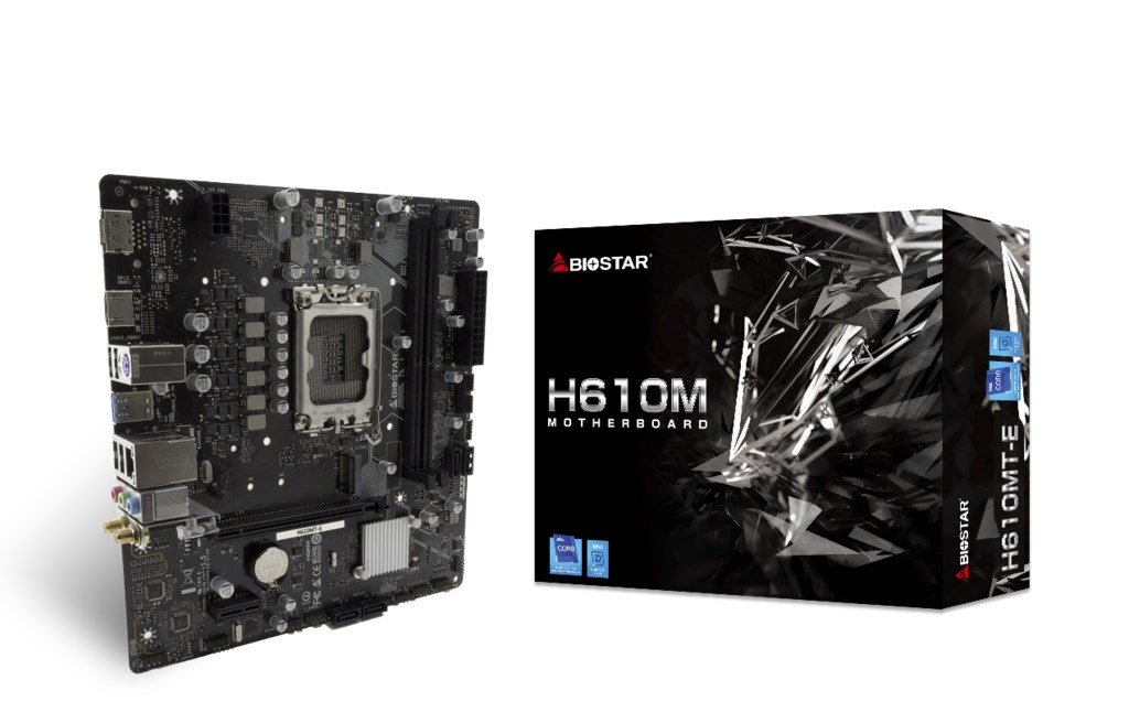Biostar H610MT-E Motherboard Intel H610 LGA 1700 Micro ATX - Image 1