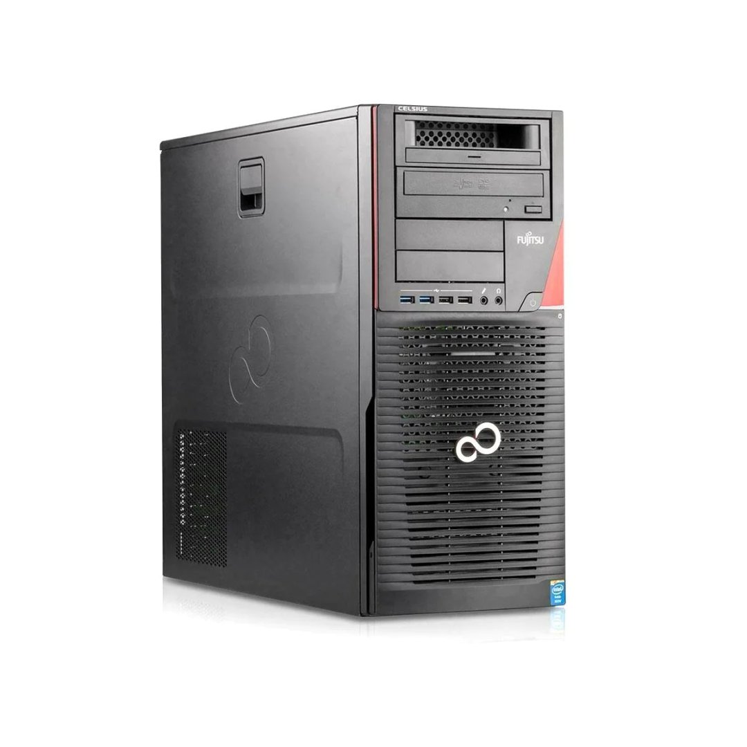 Fujitsu Celsius M740N Workstation, Xeon E-2146G7, 16 GB RAM, 512 GB NVMe, 4 GB NVIDIA Quadro P2000, Used - Image 1