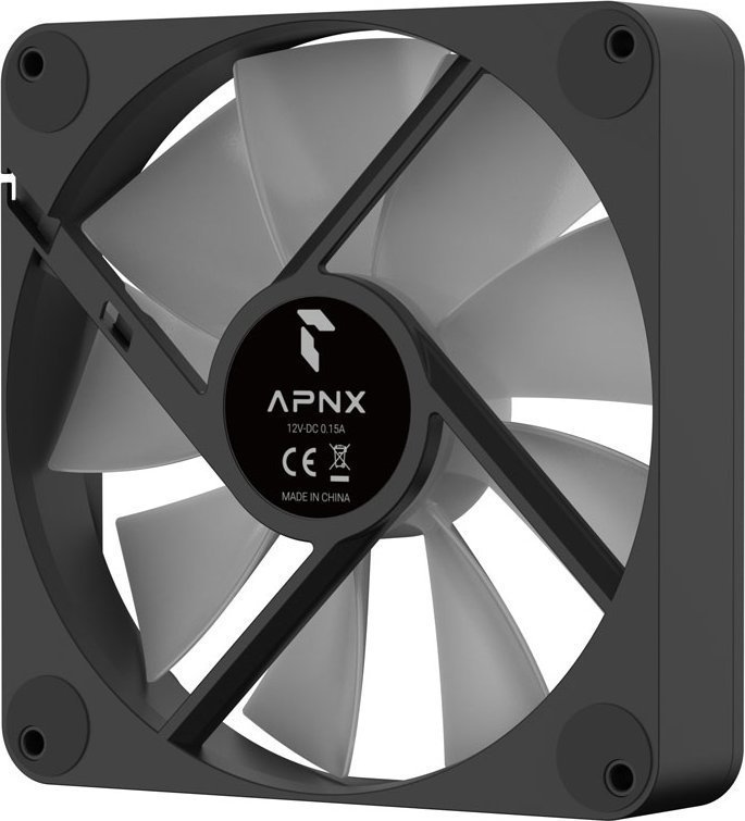 Apnx FP1-140 PWM ARGB Cooler, 140 mm, Black - Thumbnail 4