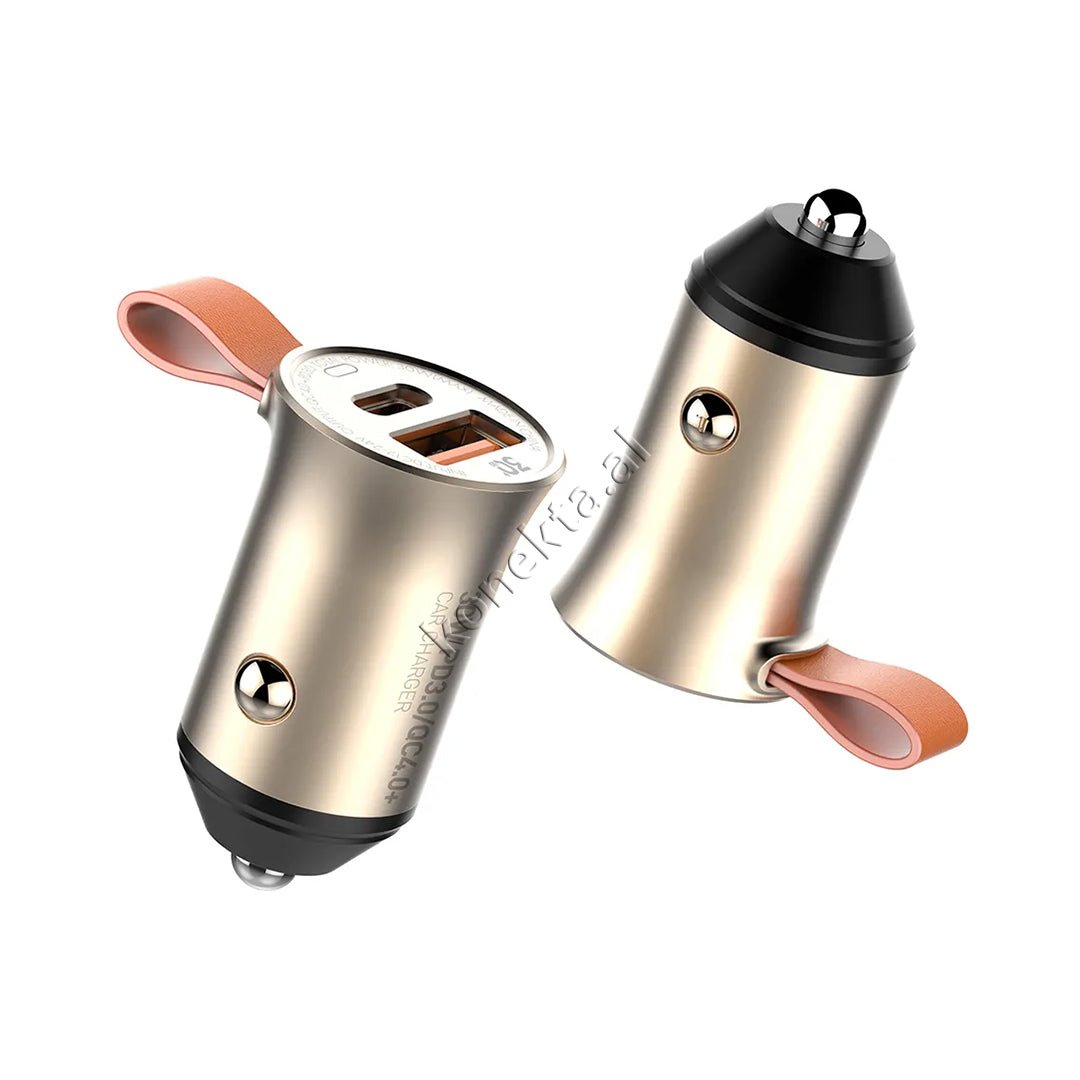 LDNIO 30W Car Charger Adapter, Black / Silver - Thumbnail 6