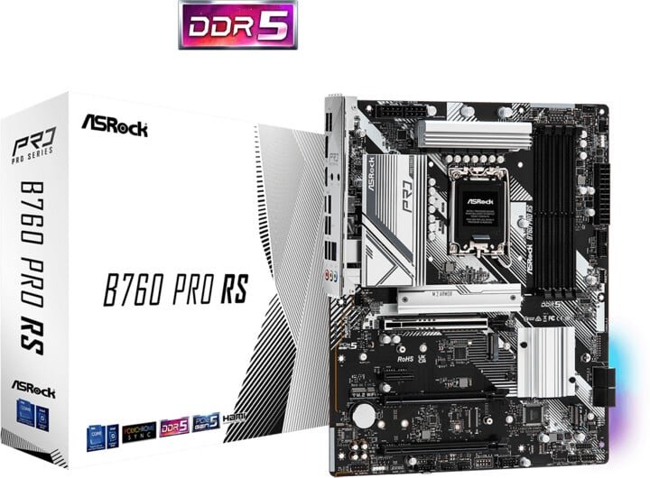 ASRock B760 PRO RS Motherboard - Intel B760 - Thumbnail 6