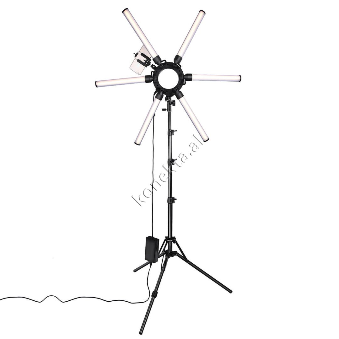 tjetertjeter Tripod Me 6 Drita LED Te Palosshme - Image 1