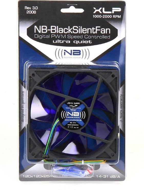 Noiseblocker BlackSilent XL-P Ftohës, 120 mm - Thumbnail 4