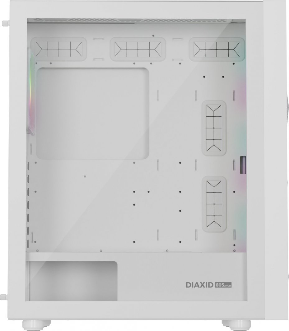 Genesis Diaxid 605 ARGB Case, White, Midi Tower - Thumbnail 13