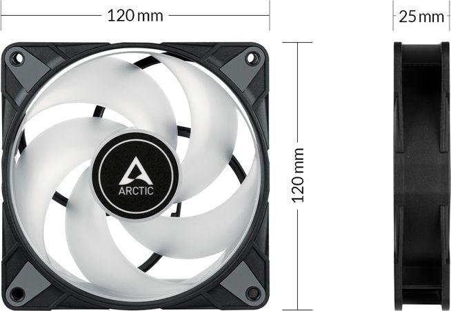 Arctic P14 PWM PST RGB 0dB Fan, 140 mm - Thumbnail 4