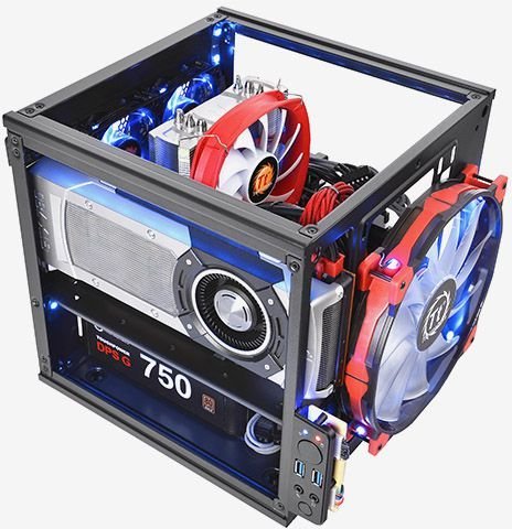 Thermaltake Core V1 Case, Cube Tower - Thumbnail 8