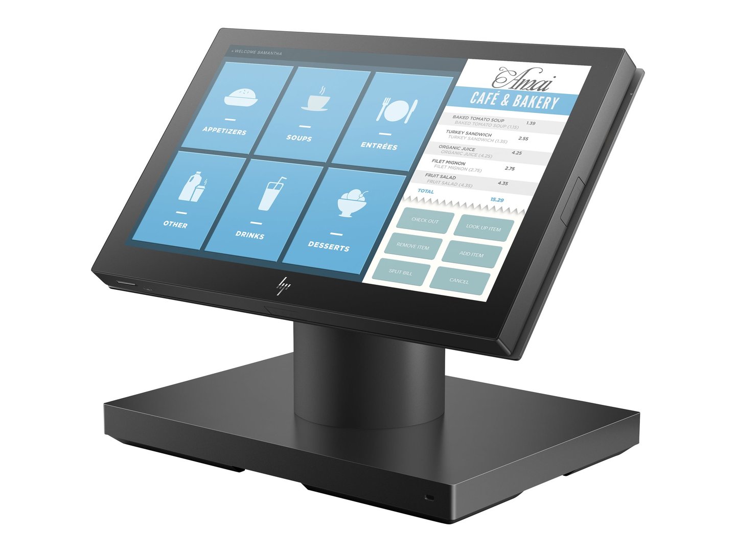 HP Engage One Essential POS, 14.1 Inch Touchscreen, 8GB RAM, 128GB NVMe - Image 1