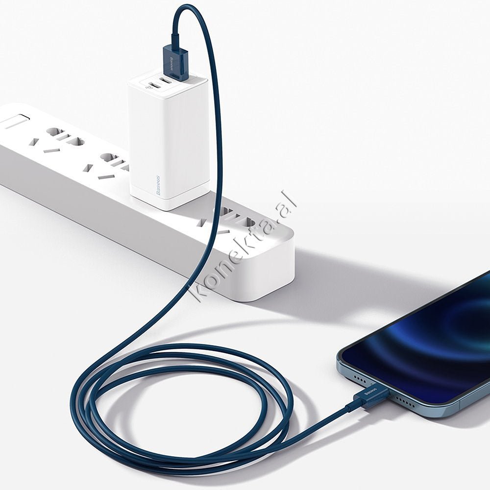 Baseus Superior Series Lightning USB Cable, 2.4A, 1m - Thumbnail 33