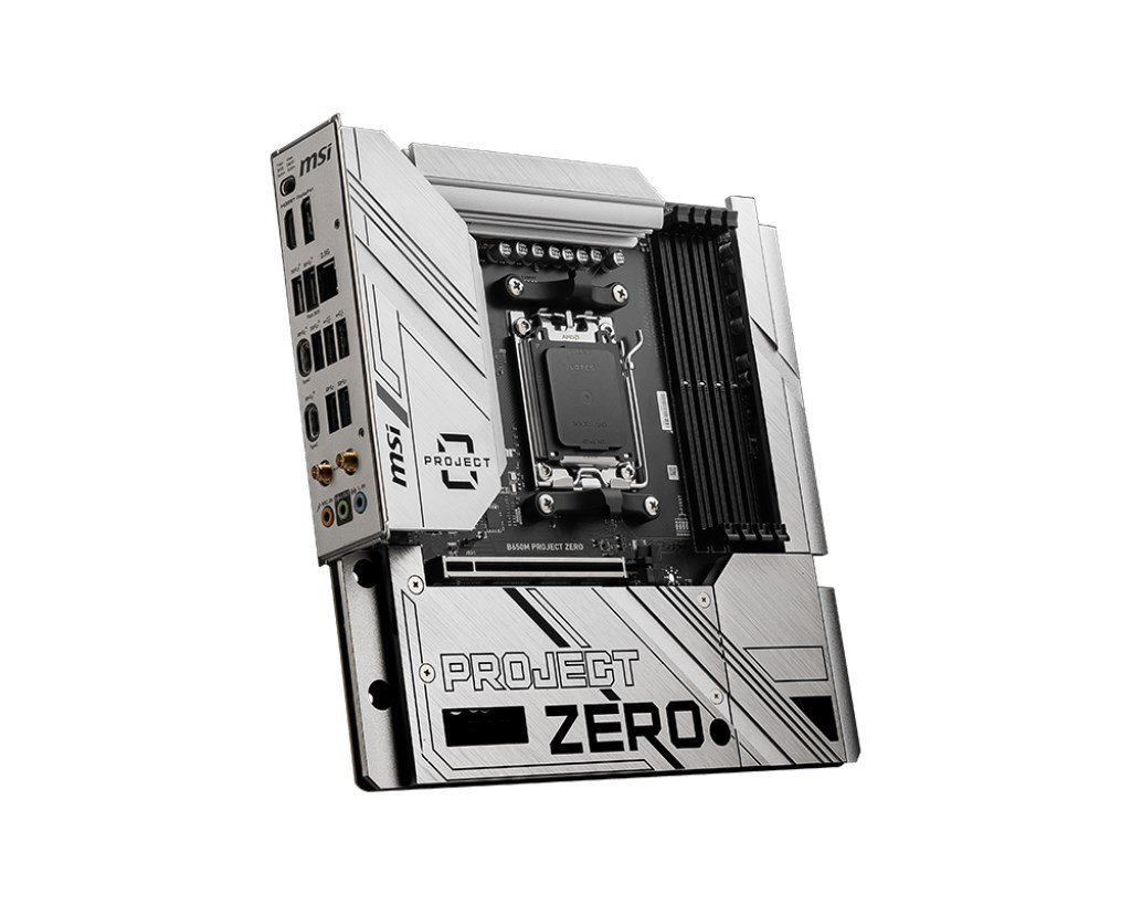 MSI B650M Project Zero Motherboard, B650, AM5 - Thumbnail 4