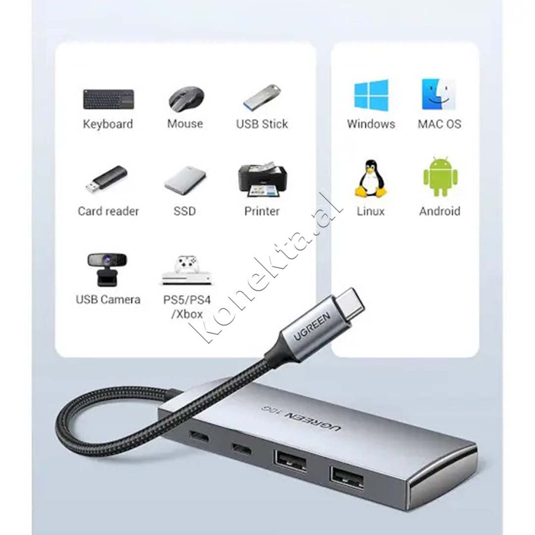 UGreen HUB Adapter 4 në 1 - Thumbnail 7