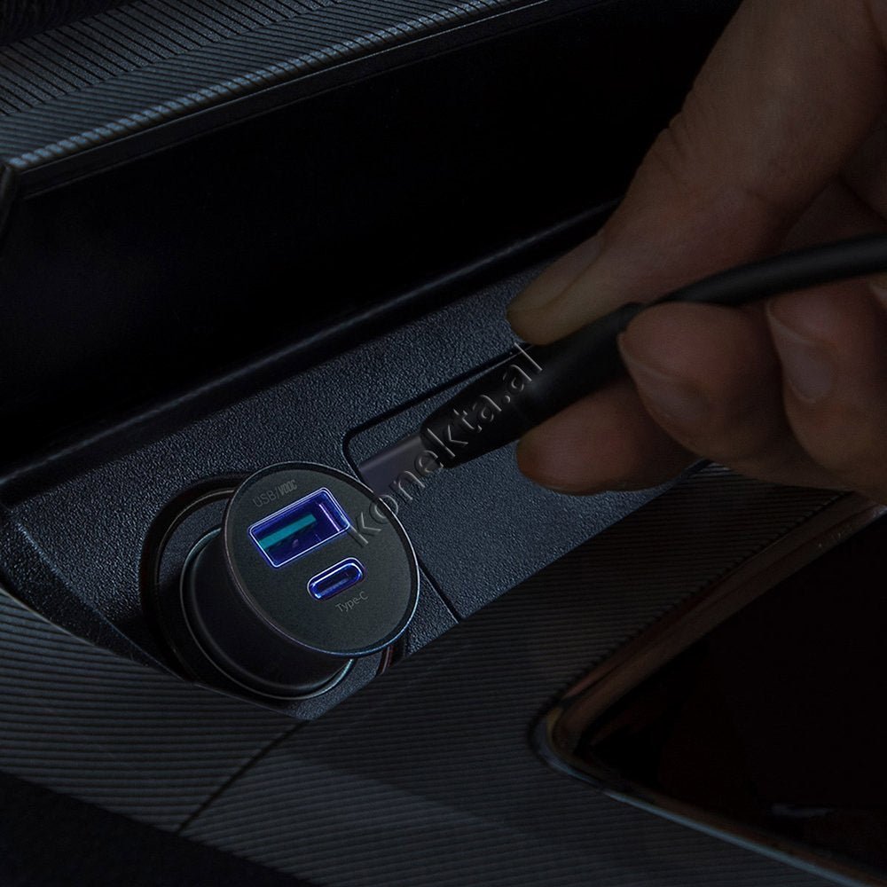 Baseus 30W Car Charger, Black - Thumbnail 10