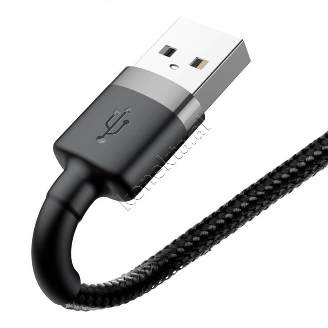 Baseus USB Ne Lightning Cable, 1m, Black - Thumbnail 4