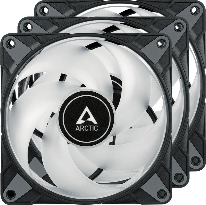 Arctic P12 PWM PST A-RGB 0dB Fan, 120 mm, 3 copë - Thumbnail 2