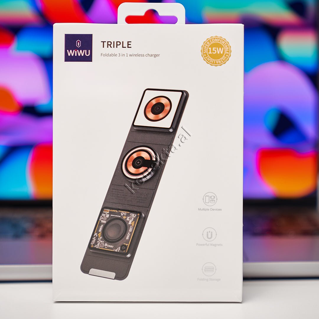 WiWU Karikues Wireless, E Bardhe, 3 Ne 1 me Palosje - Thumbnail 8