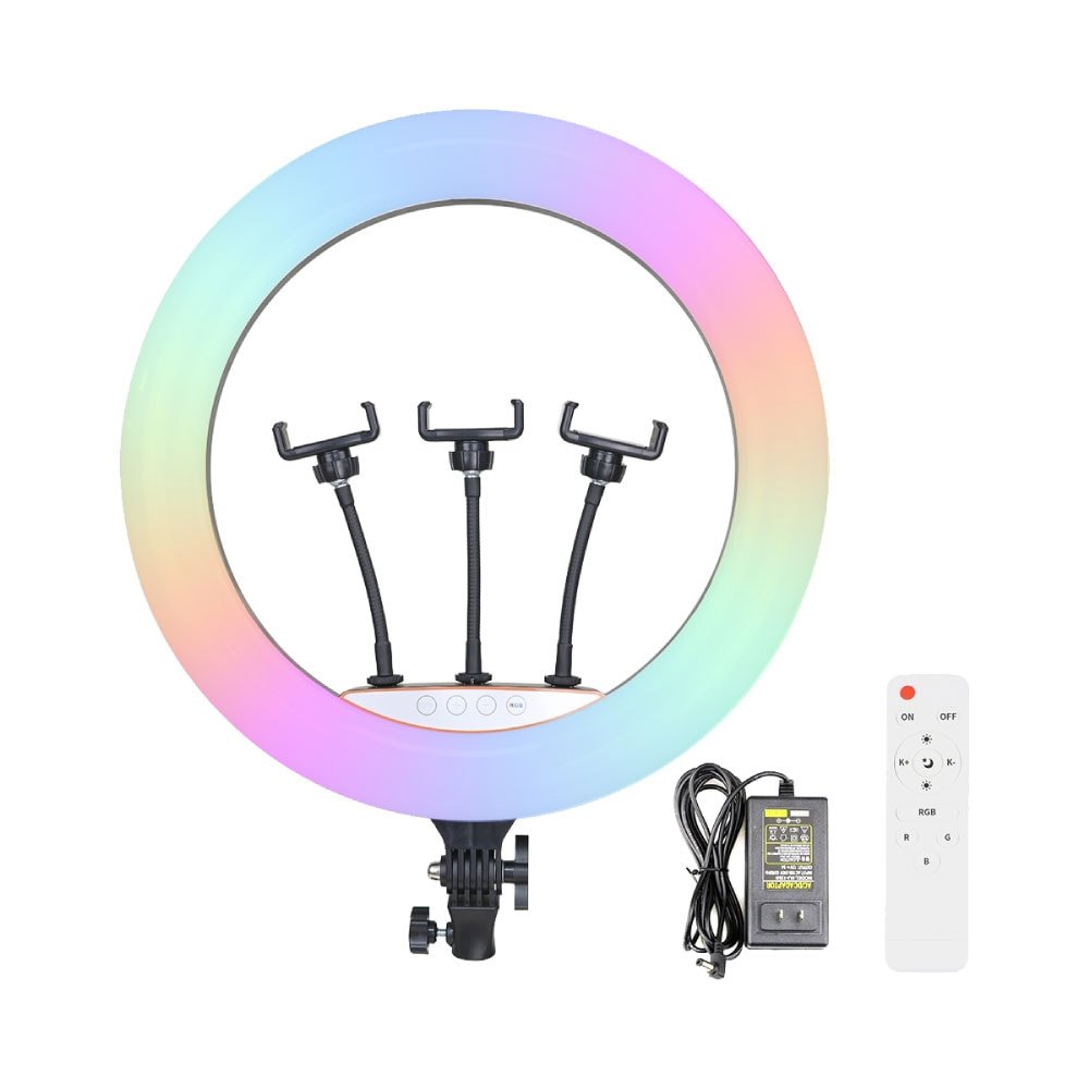 RGB Ring Light With Tripod - Thumbnail 2