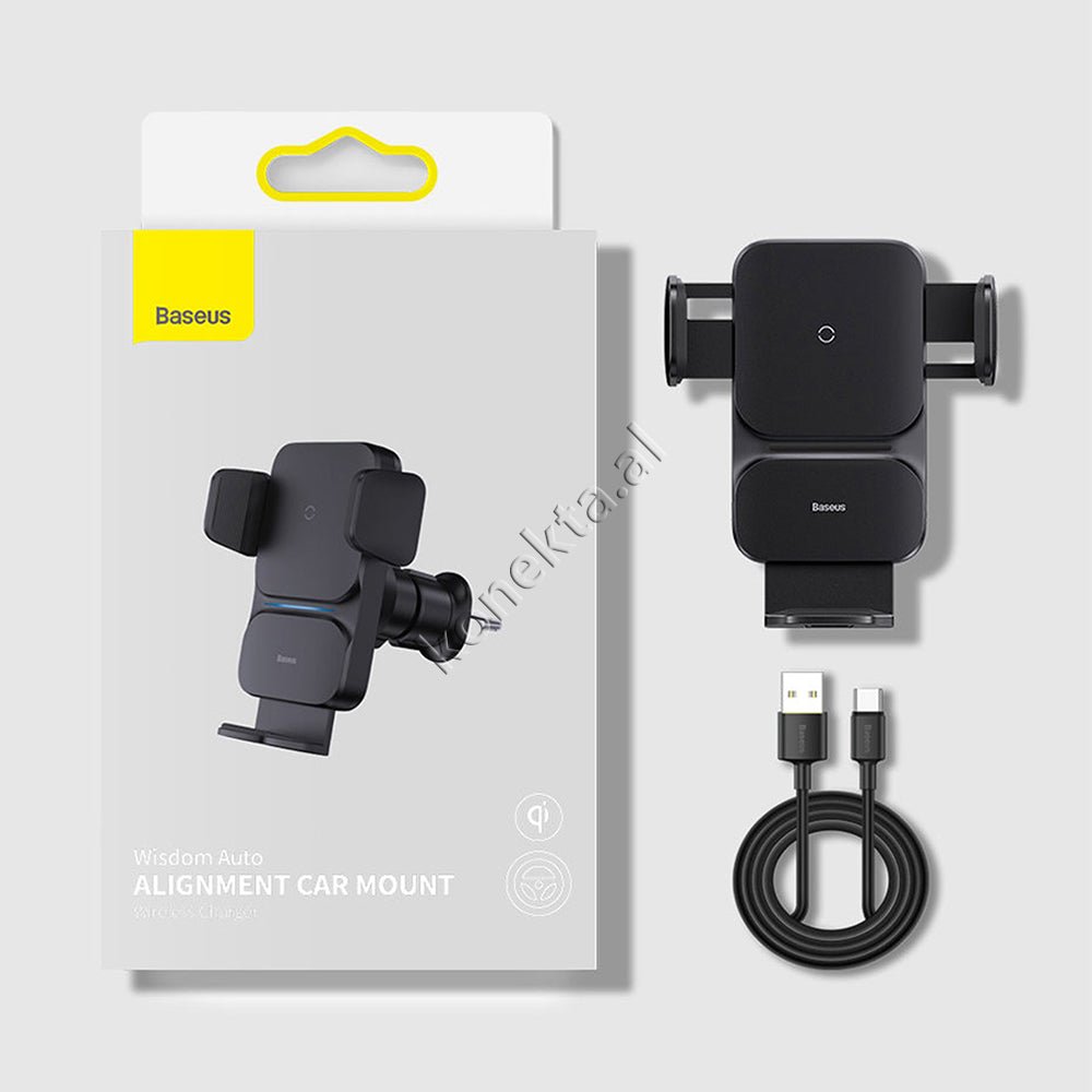 Baseus Mbajtese Celulari Per Makine Me Karikim Wireless, E Zeze - Thumbnail 21