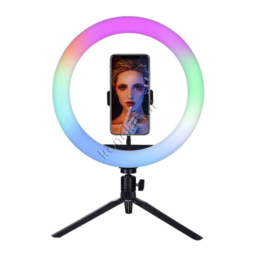 Baseus Tripod with LED RGB Ring Light - Image 1
