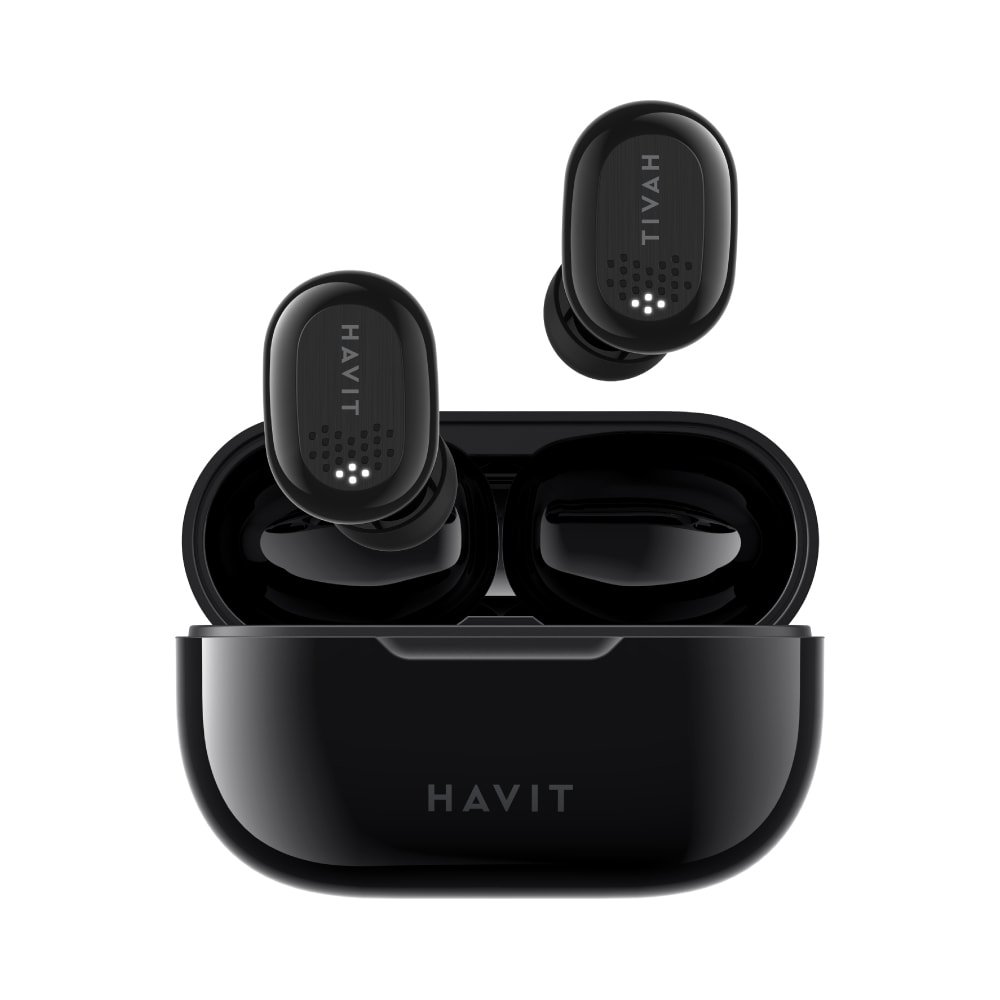 Havit TW925 Earbuds, Black - Image 1