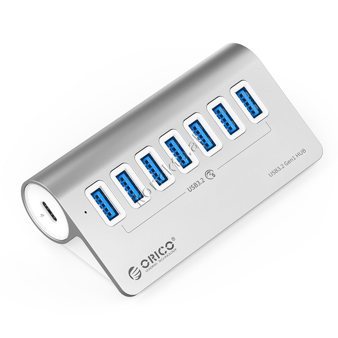 Orico M3U7-G2 USB Hub, 7 Ports USB 3.0, Black - Image 1