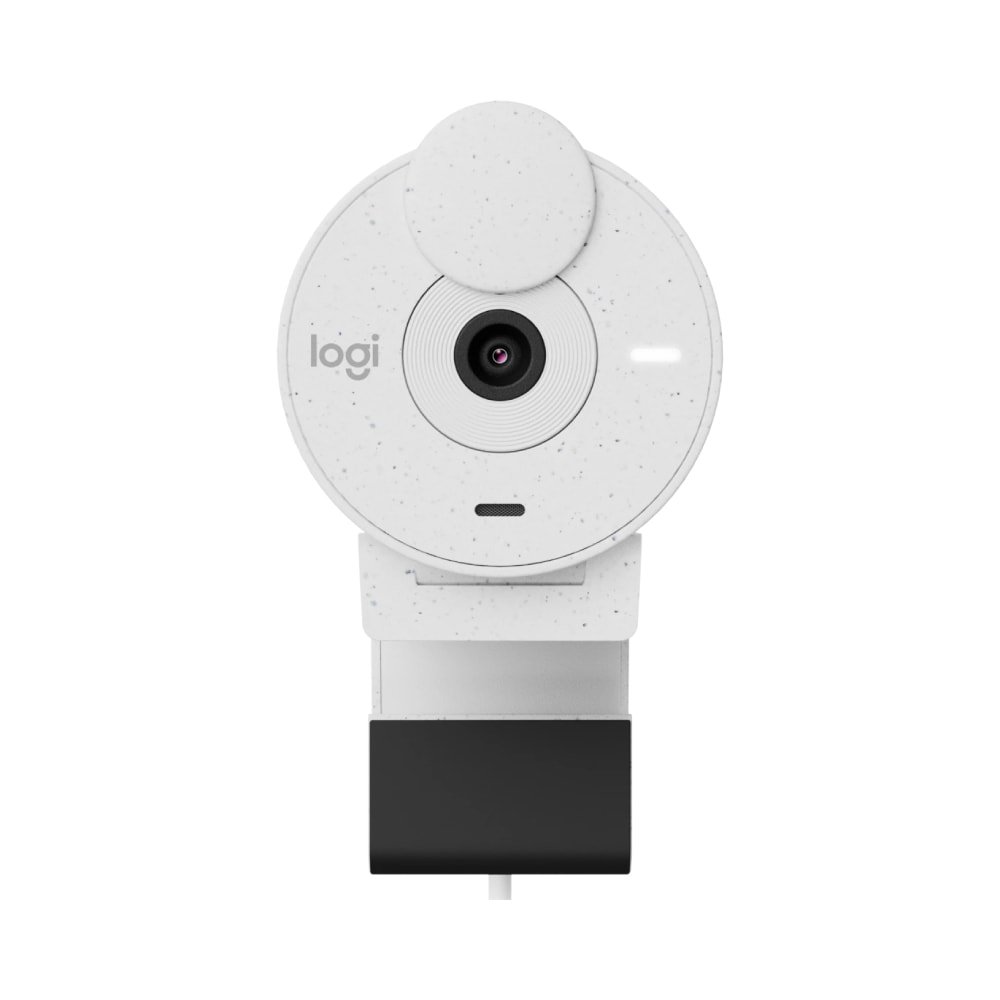 Logitech Brio 300 Webcam, White - Image 1