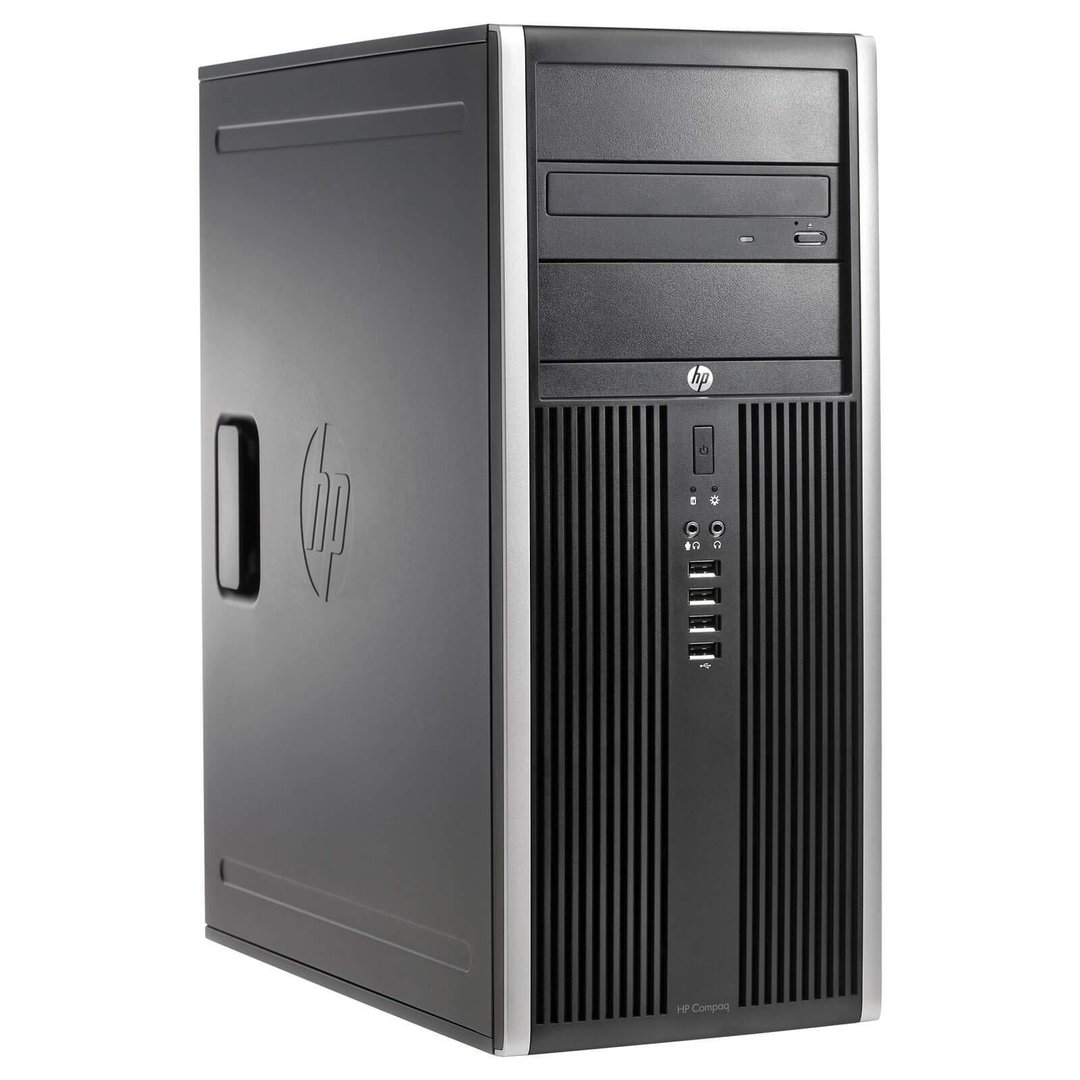 HP Compaq 8200 Tower Desktop, Intel Core i5-2500, 8 GB RAM, 128 GB SSD, Used - Image 1