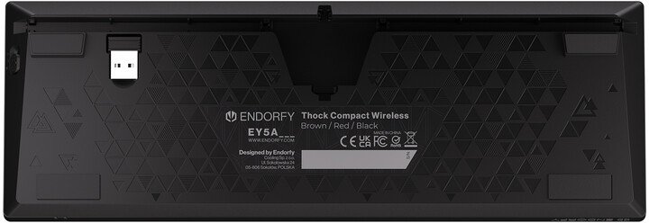 Endorfy Thock Compact Wireless Keyboard, Kailh Box Brown, US, Black - Thumbnail 11