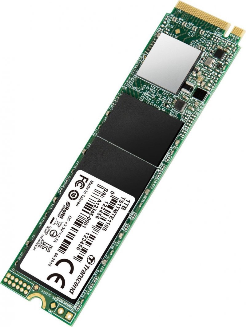 Transcend 110S SSD, 2TB, M.2 2280 PCI-E x4 Gen3 NVMe - Thumbnail 3