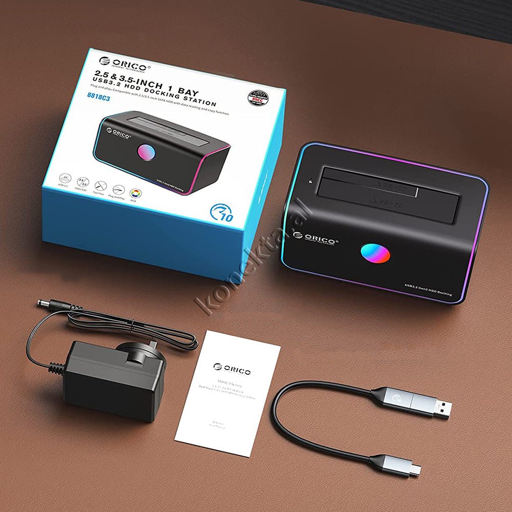 Orico Hard Disk Reader with Type-C Port and RGB Light - Thumbnail 2