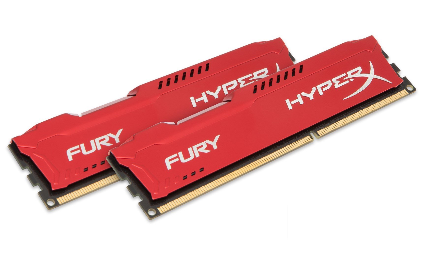 Kingston HyperX FURY Memory, 16GB (2x8GB), DDR3, 1600MHz, CL10, Red - Image 1
