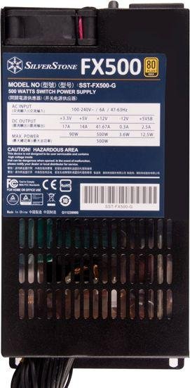 SilverStone FX500 Power Supply, 500W - Thumbnail 2