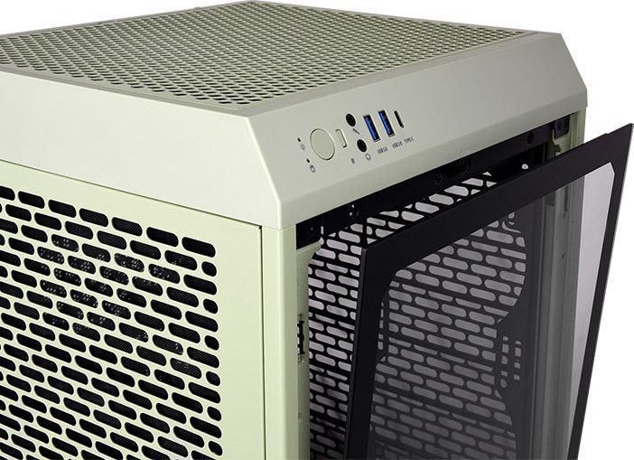 Thermaltake The Tower 200 Case, Matcha Green, Mini Tower - Thumbnail 6