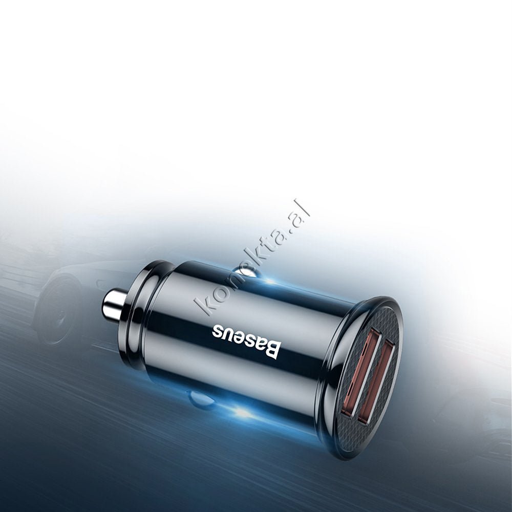 Baseus Car Charger, 30W, Black / Red / Silver - Thumbnail 10