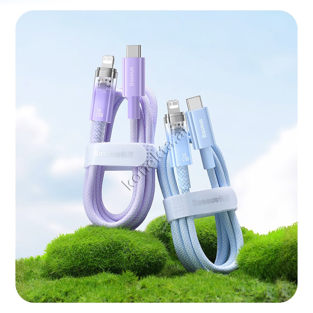 Baseus Type-C to Lightning Cable, 1m, Transparent, 20W - Thumbnail 11