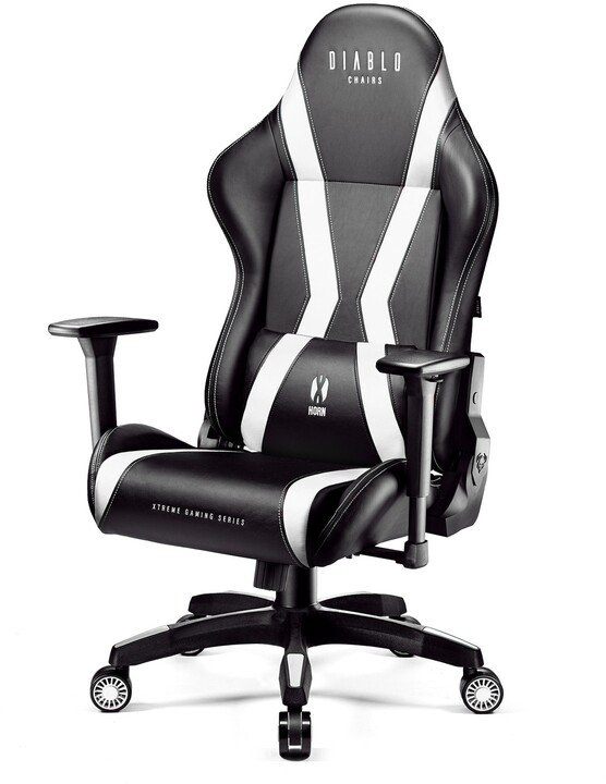 Diablo X-Horn 2.0 Chair, Black / White - Thumbnail 3