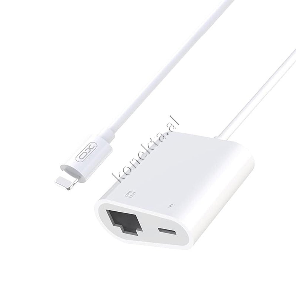 XO LAN Adapter, White, 15cm Cable - Image 1