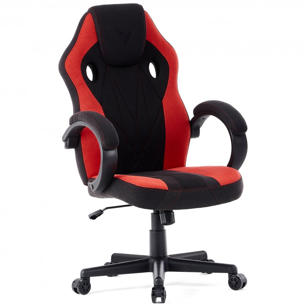 SENSE7 Prism Chair, Black/Red - Image 1