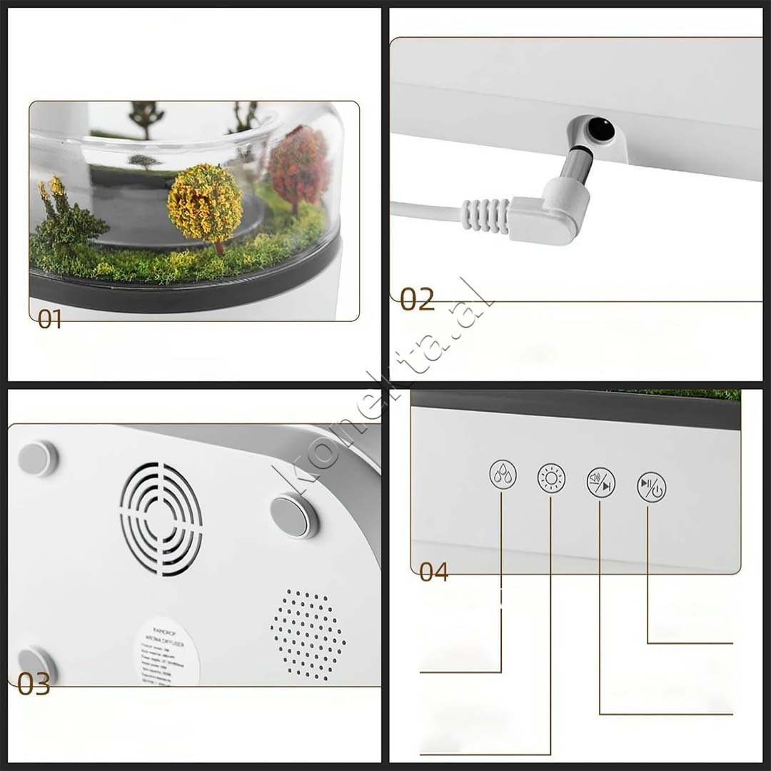 tjetertjeter Raindrop Air Humidifier 250ml - Thumbnail 8