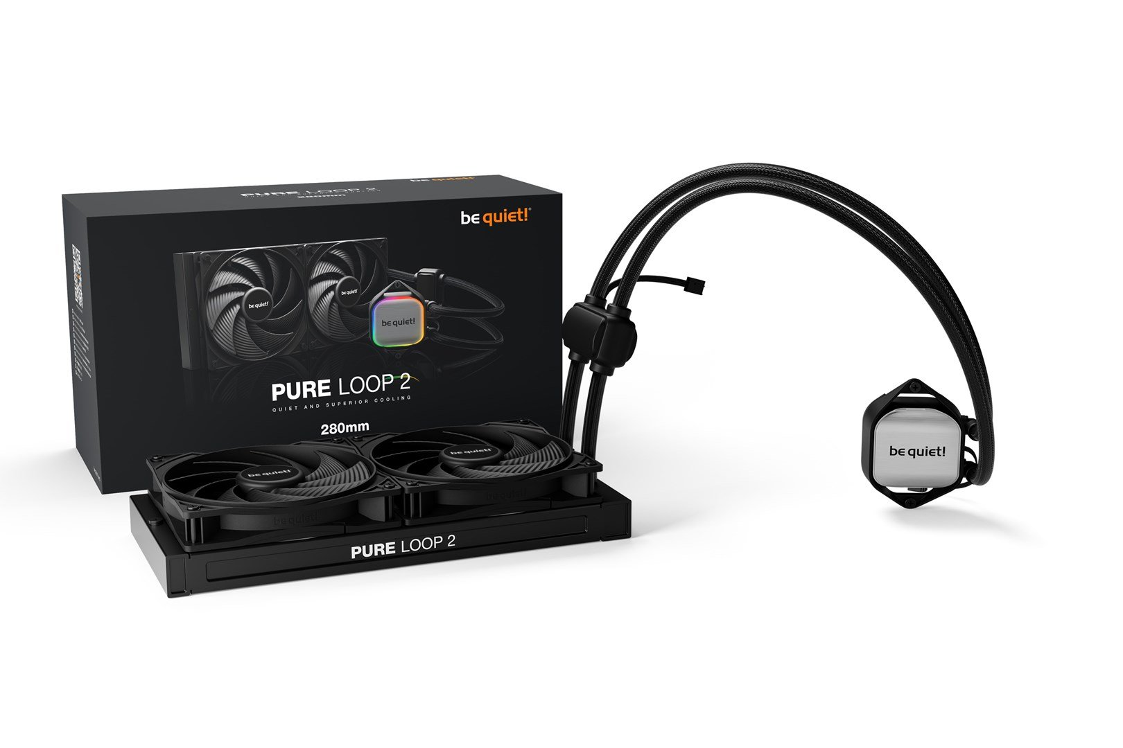 Be quiet! Pure Loop 2 Liquid Cooler, 14 cm, Black - Thumbnail 2