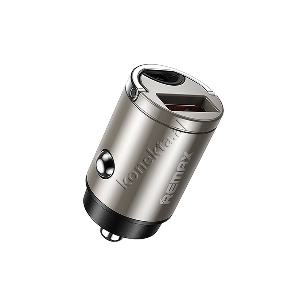 REMAX Adaptor Karikimi 18w Fast Charge Me Porte Usb / Type-c Per Makine, E Zeze / Silver - Thumbnail 3