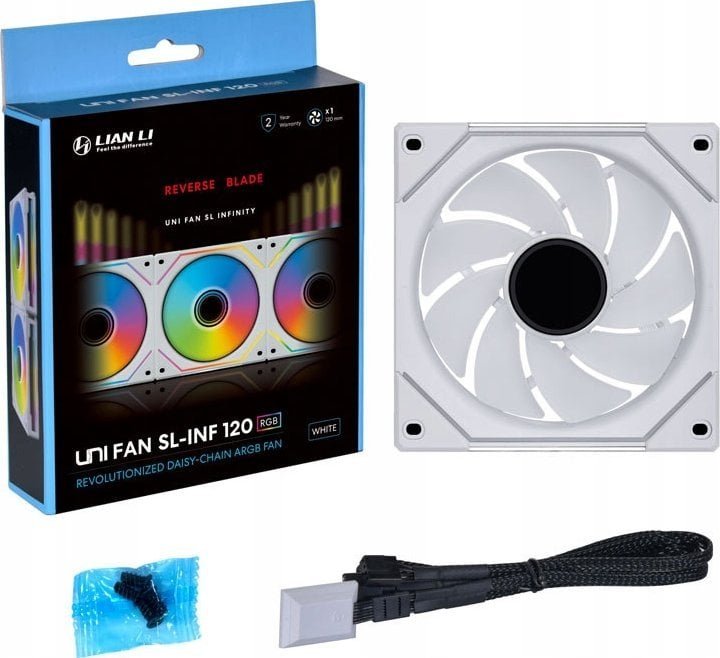 Lian Li UNI SL-INF 120 RGB Reverse Blade Fan, 120 mm - Thumbnail 6