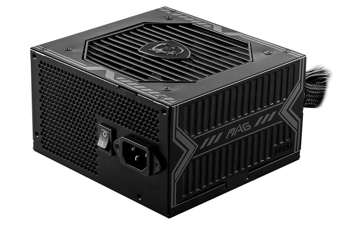 MSI MAG A650BN Power Supply, 650W, 80PLUS Bronze, 120mm Fan, Black - Thumbnail 2