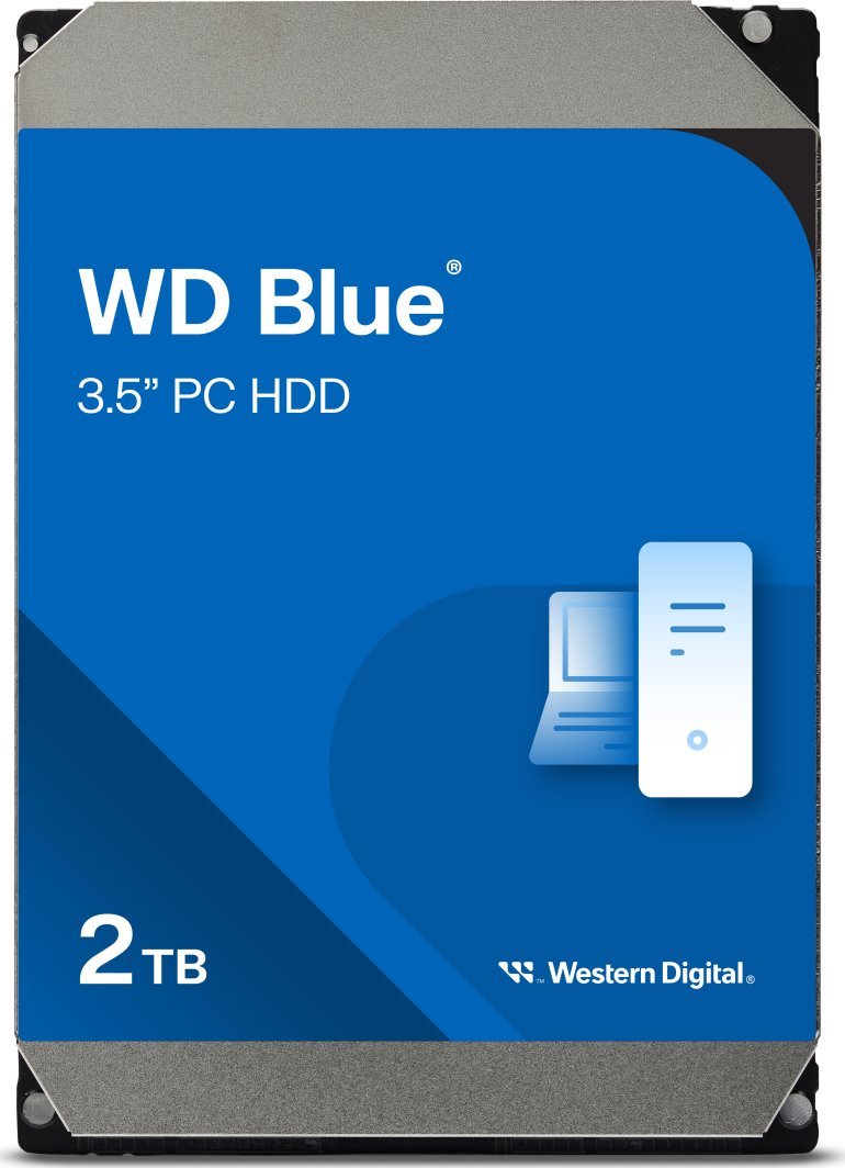 WD Blue Hard Disk, 3.5", 2TB - Image 1