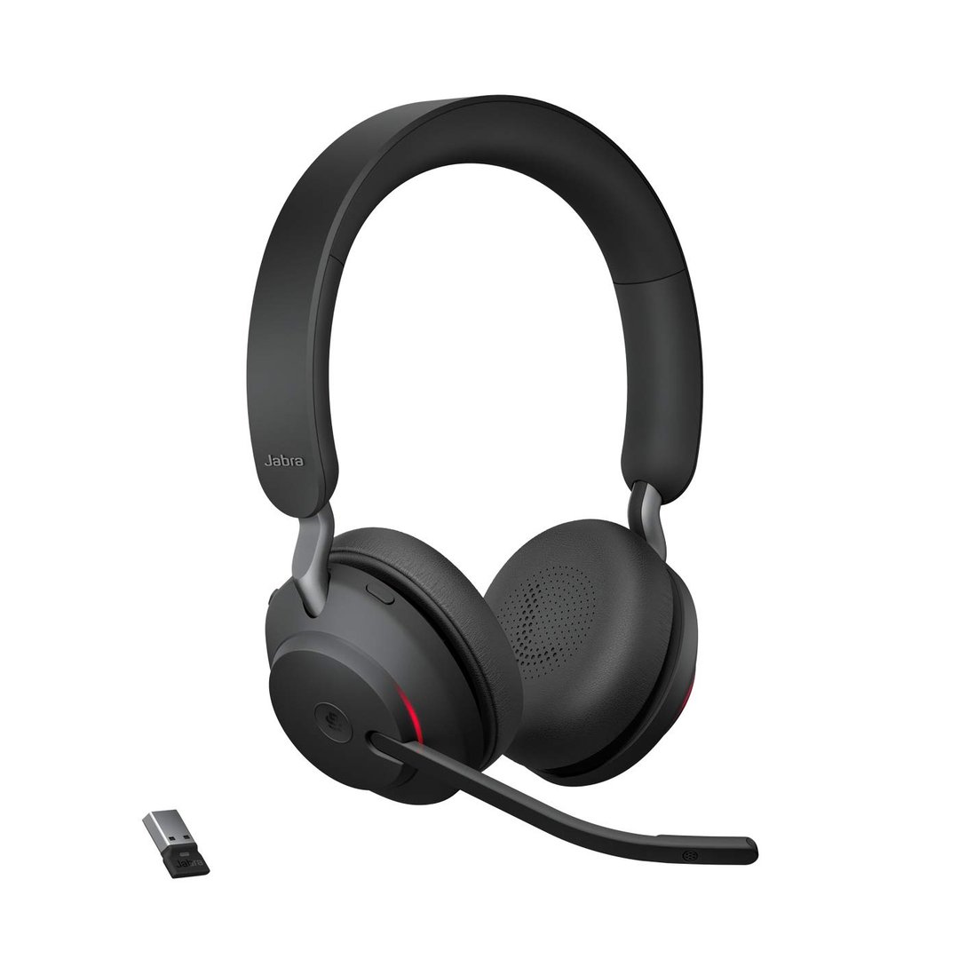 Jabra Evolve 2 Headphones, Black - Image 1