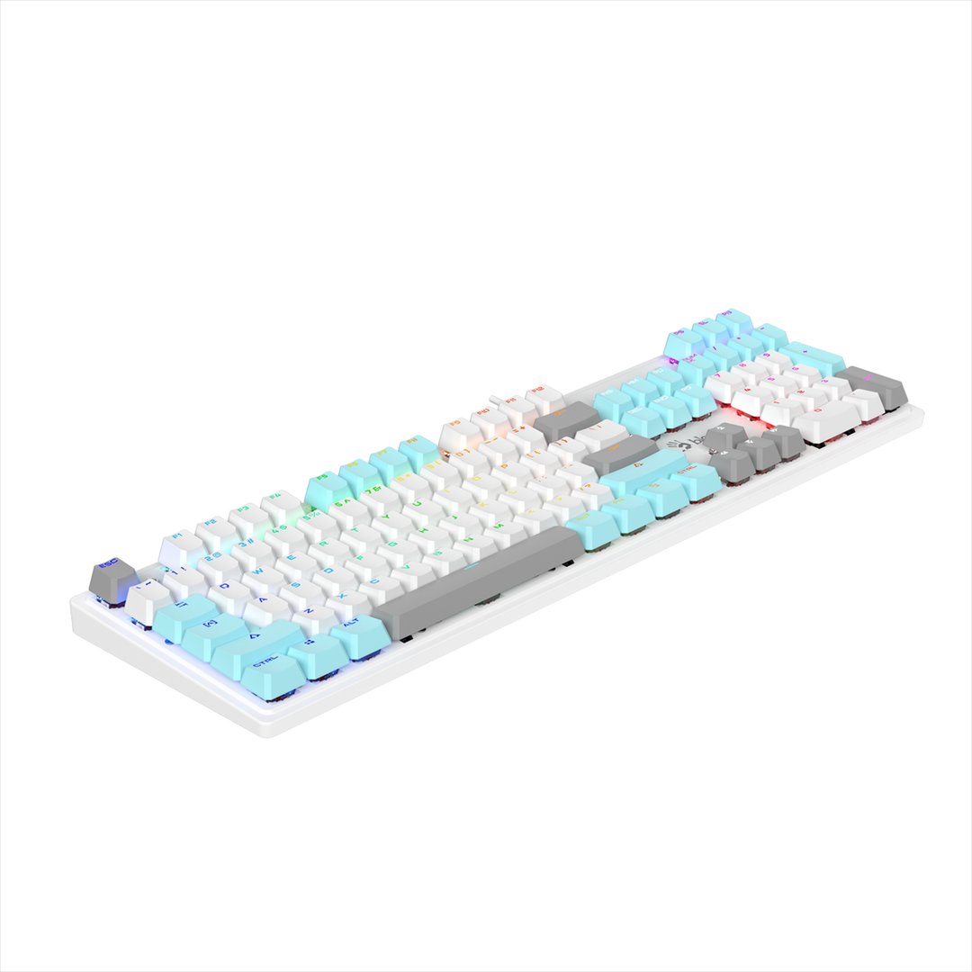 A4tech Bloody S510R Keyboard, White - Thumbnail 2