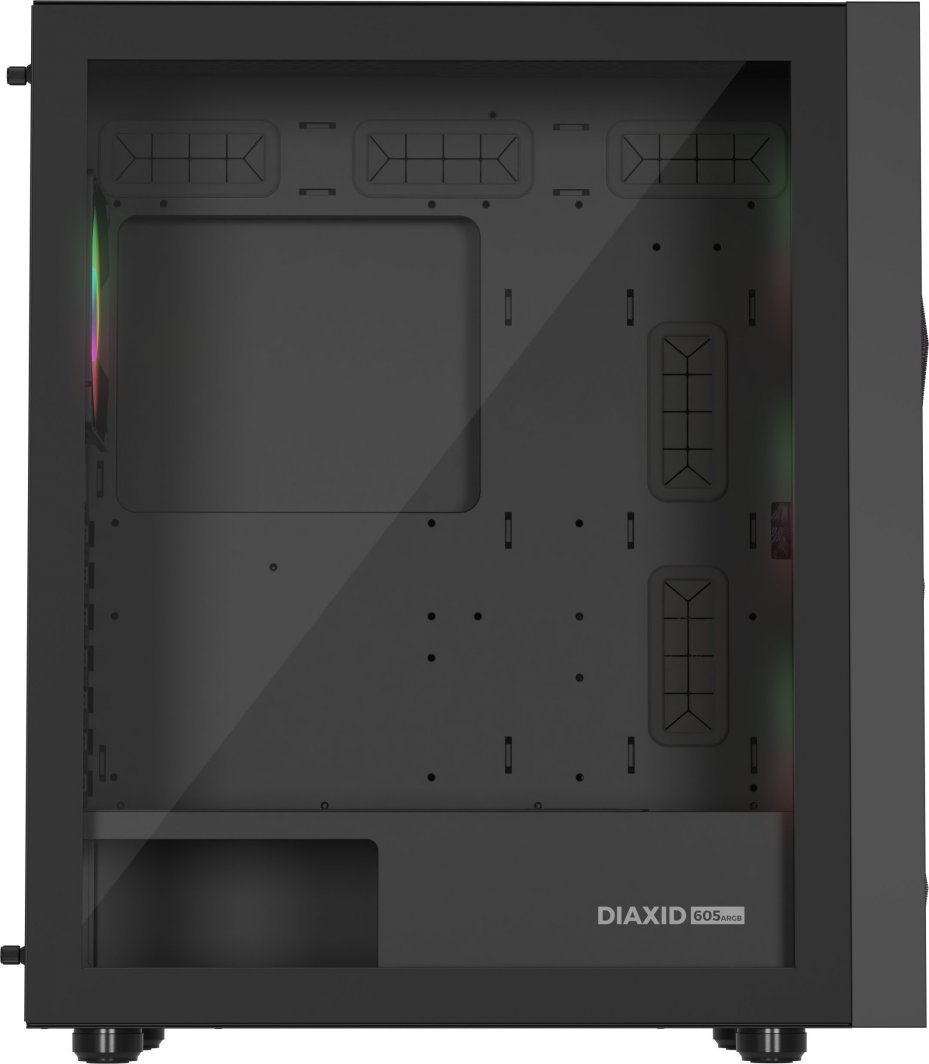Genesis Diaxid 605 ARGB Case, Black, Midi Tower - Thumbnail 13